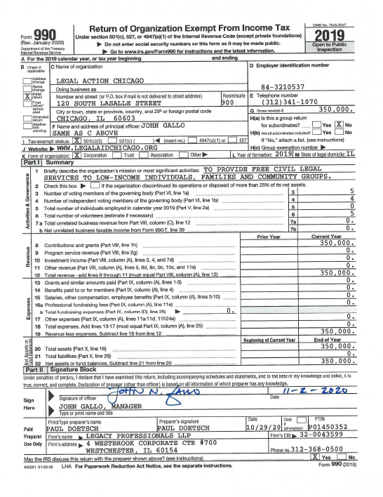 Annual Reports and Financials Legal Aid Chicago