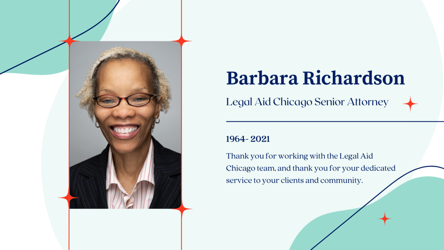 Barbara Richardson Rememberance Legal Aid Chicago